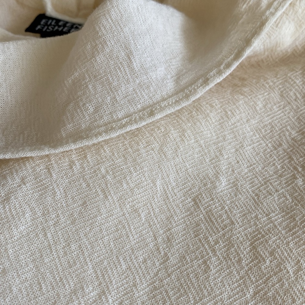 EILEEN FISHER 190% wool Lana oversized shirt - Picture 12 of 12